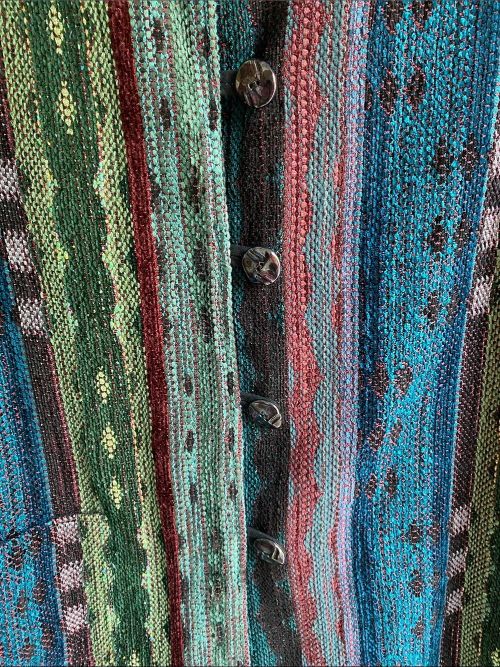 Lucille Crichton Handwoven Vest Like New!!🇨🇦 - Picture 5 of 8